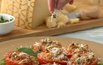 Pomodori gratinati con Grana Padano Riserva