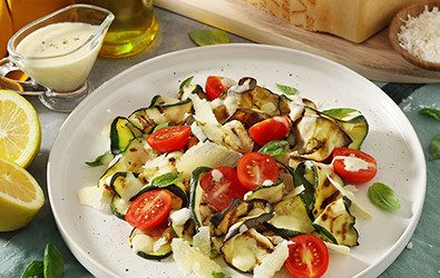Verdure grigliate e salsa di Grana Padano