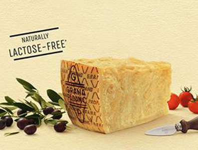 Grana Padano naturally lactose-free 2017-2018