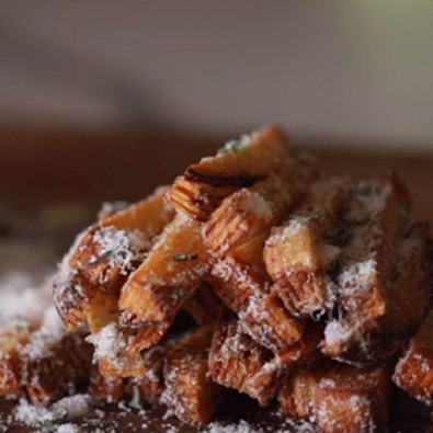 Grana Padano potato stack “fries”