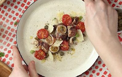 Calamari ripieni con Grana Padano Riserva