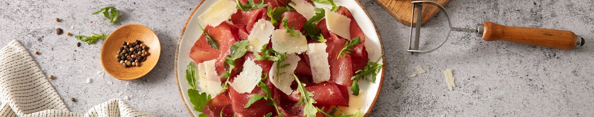 Bresaola, rucola e Grana Padano