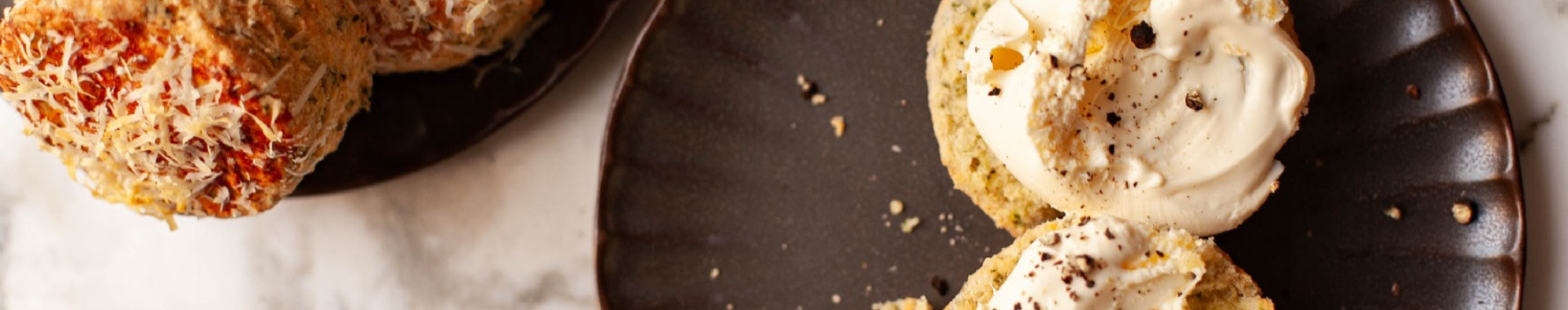 scones with grana padano