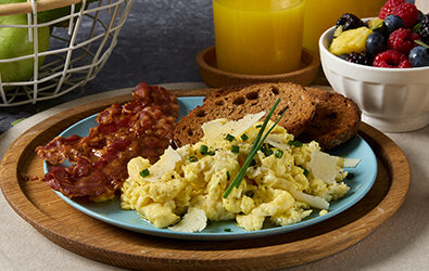 Uova strapazzate con Grana Padano DOP